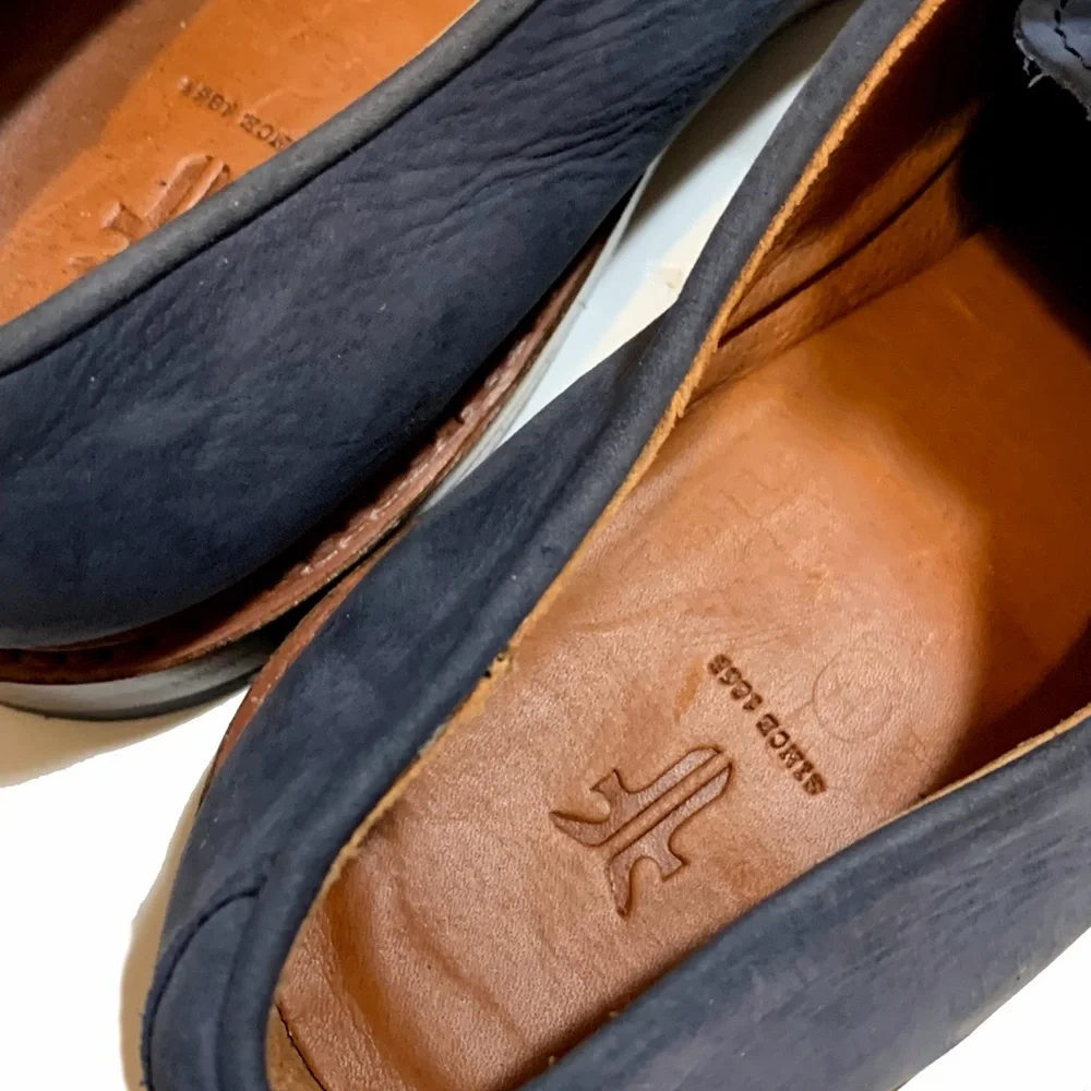 9 / Fry oxford Men's Navy Lace-Up Shoes